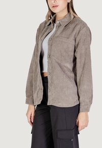 JDY DIA - Button-down blouse - dark beige