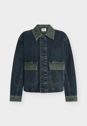 Mads Nørgaard, SOLAR JACKET - Дънково яке - blue/green dye