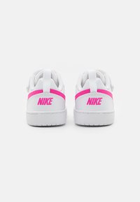 Nike Sportswear COURT BOROUGH LOW RECRAFT - Baskets basses - white/laser fuchsia