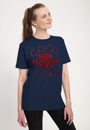 Camiseta estampada - navy blue