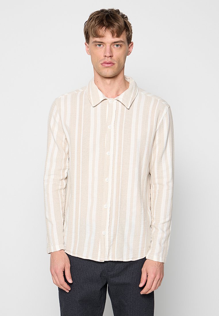 KnowledgeCotton Apparel Overhemd beige KnowledgeCotton Apparel Overhemd beige