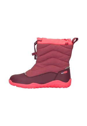 TROLLKIDS, KIDS ROSFJORD BAREFOOT HIKER UNISEX - Зимни ботуши - frozen berry deep ruby pink salmon