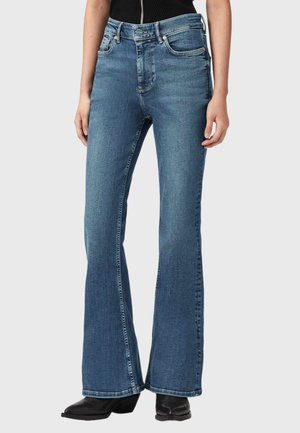 MAISIE - Flared Jeans - mid indigo