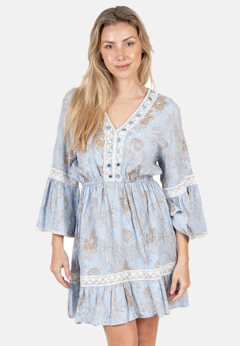 A DEE - Uliana La Isla Bonita Mixed Dress - Yellow