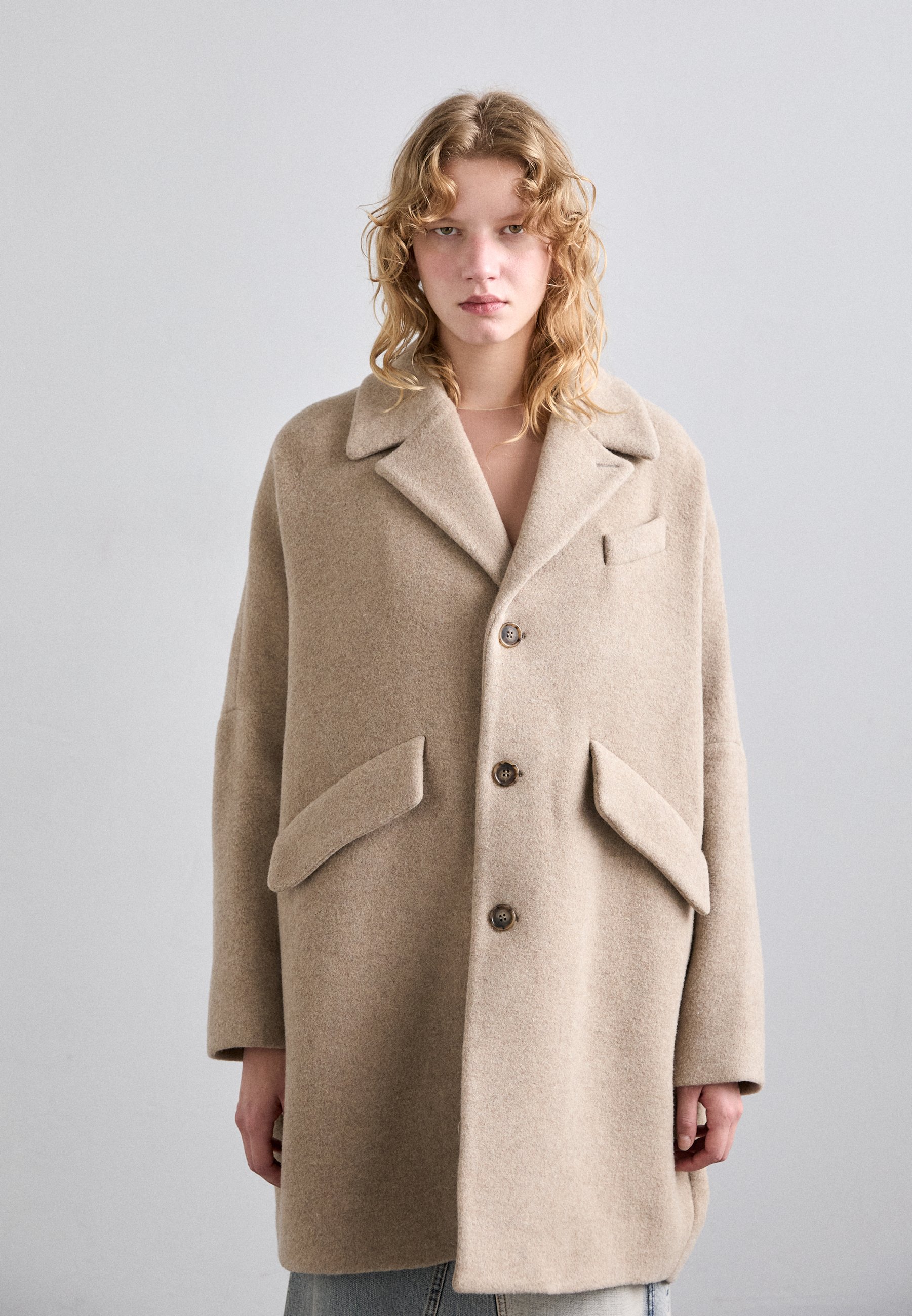 MM6 Maison Margiela COAT - Classic coat - beige - Zalando.ie