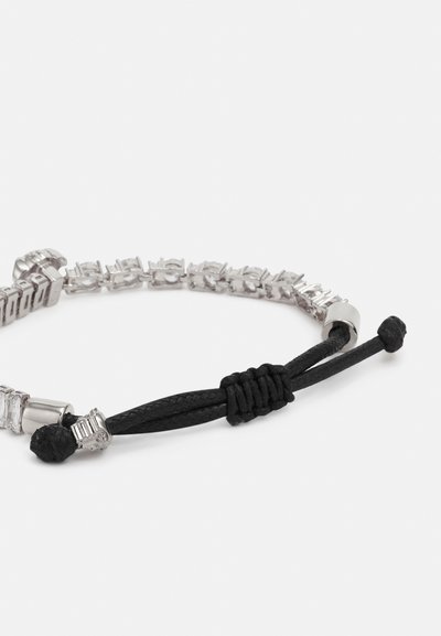 Versace BRACELET UNISEX - Náramok - silver-coloured/black