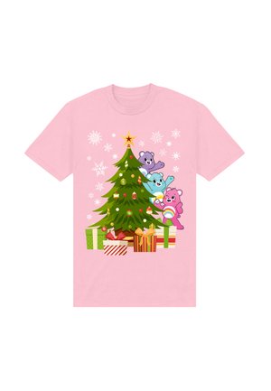 CARE BEARS UTM CHRISTMAS DECORATING XMAS TREE - T-shirt con stampa - light pink