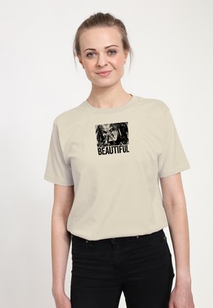 PREDATOR BEAUTIFUL - T-Shirt print - natural
