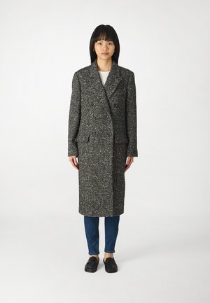 LIU JO CAPPOTTO OVERSIZE FIT - Classic coat - black/white