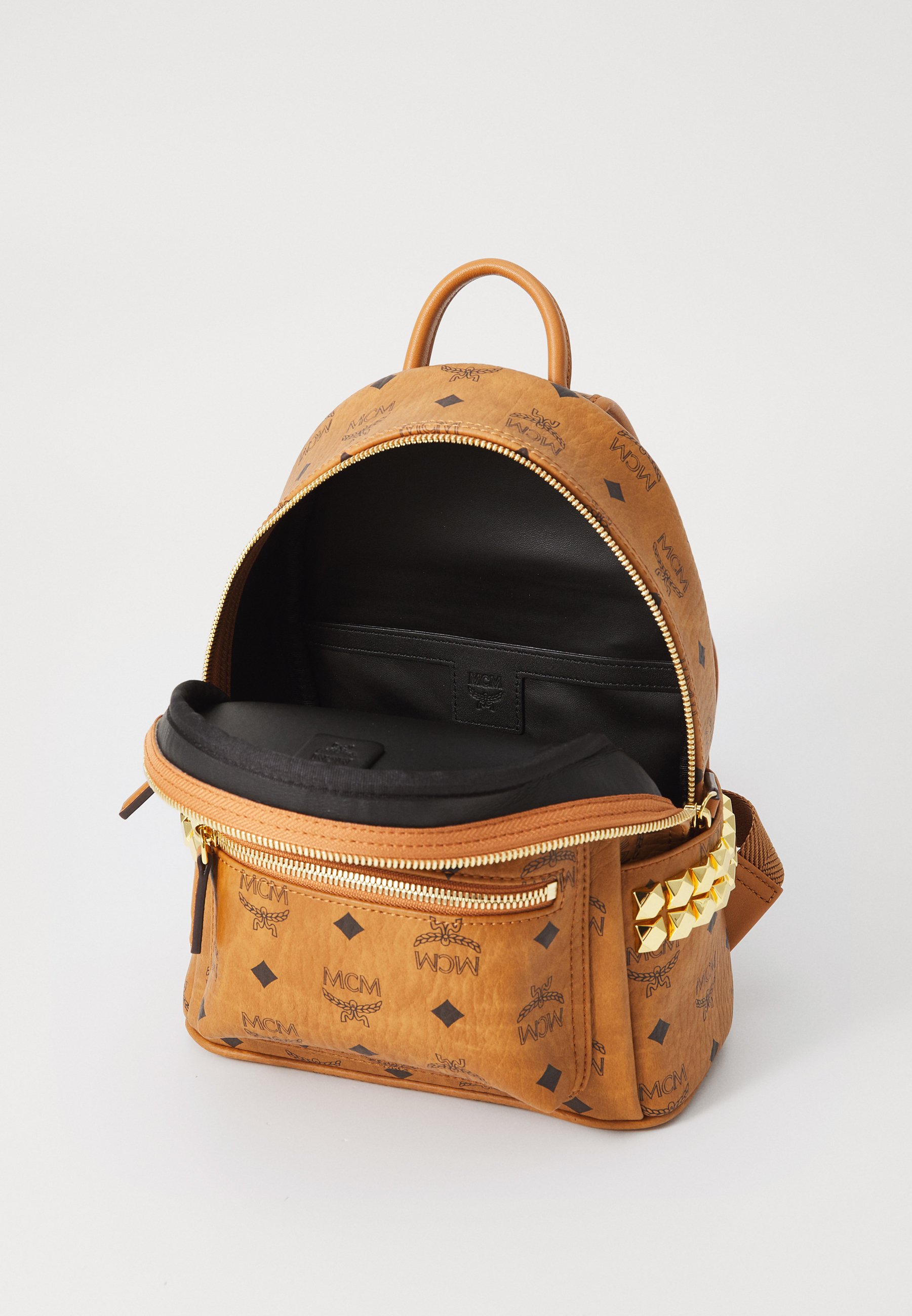 MCM STARK BACKPACK - Backpack - cognac - Zalando.co.uk