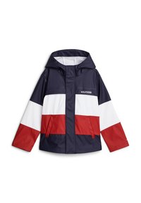 Tommy Hilfiger COLORBLOCK LONG UNISEX - Veste imperméable - red/white/blue