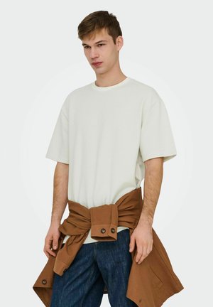 Only & Sons T-SHIRT ONSKIAN T-SHIRT - Osnovna majica kratkih rukava - egret