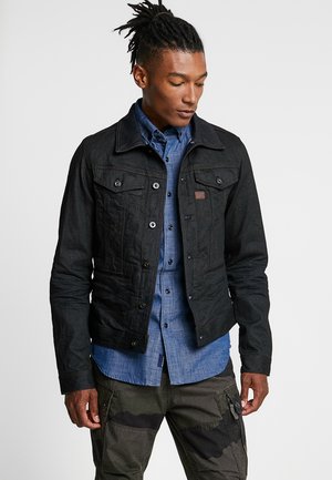D-STAQ SLIM - Džínová bunda - dark-blue denim