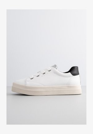 GANT AVONA - Sneaker low - wht/blk/silver