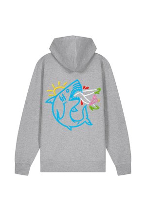 SHARK - Felpa con zip - grey