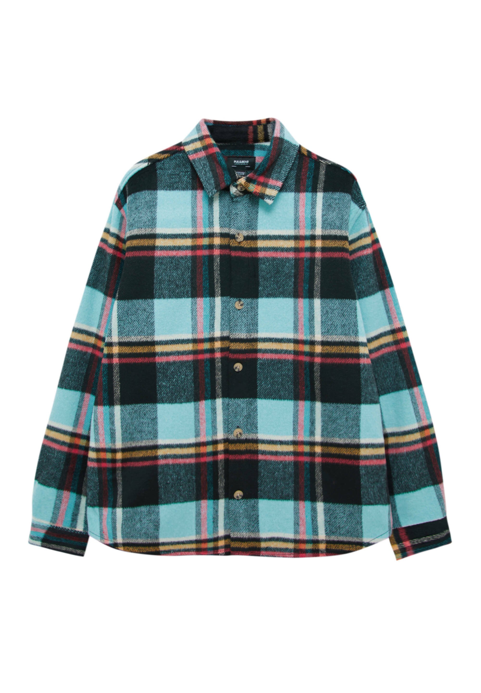 blue flannel jacket