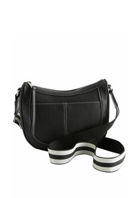 SADDLE - Keresztpántos táska - black