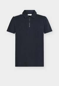 ZIP FRONT POLO - Polosärk - dark blue