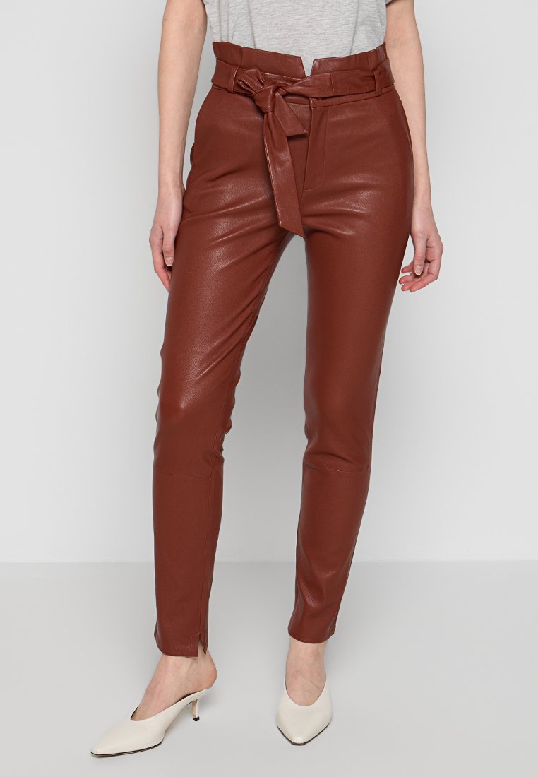 Dante6 Leren broek bruin Dante6 Leren broek bruin