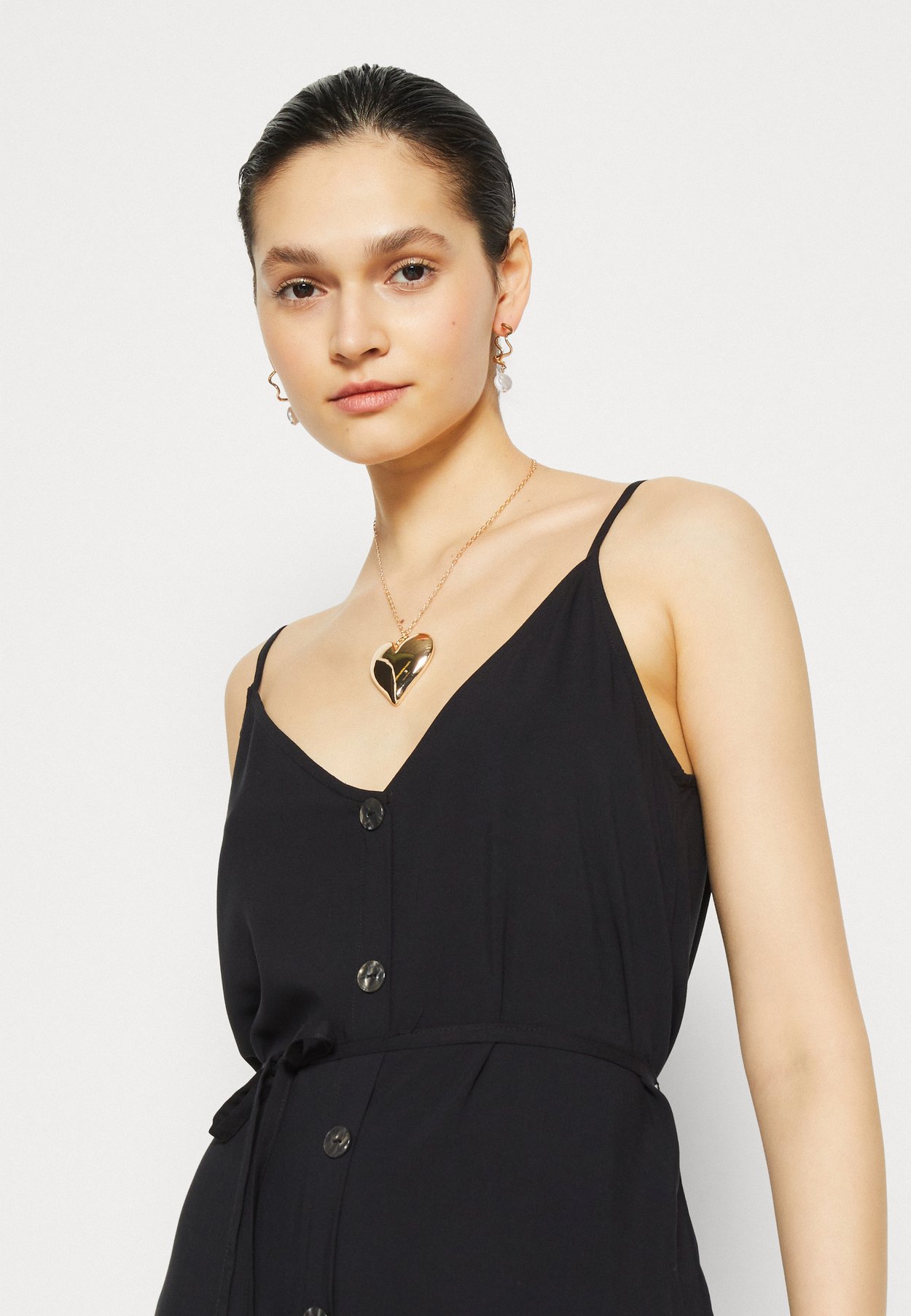 ONLNOVA LIFE VIS STRAP BUTTON DRESS