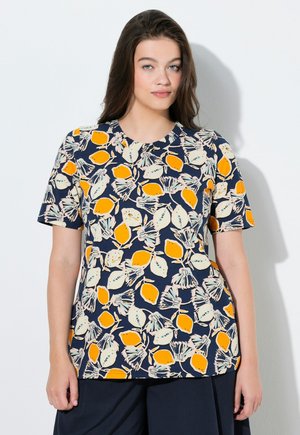 LEMON PRINT TEE - T-Shirt print - marine