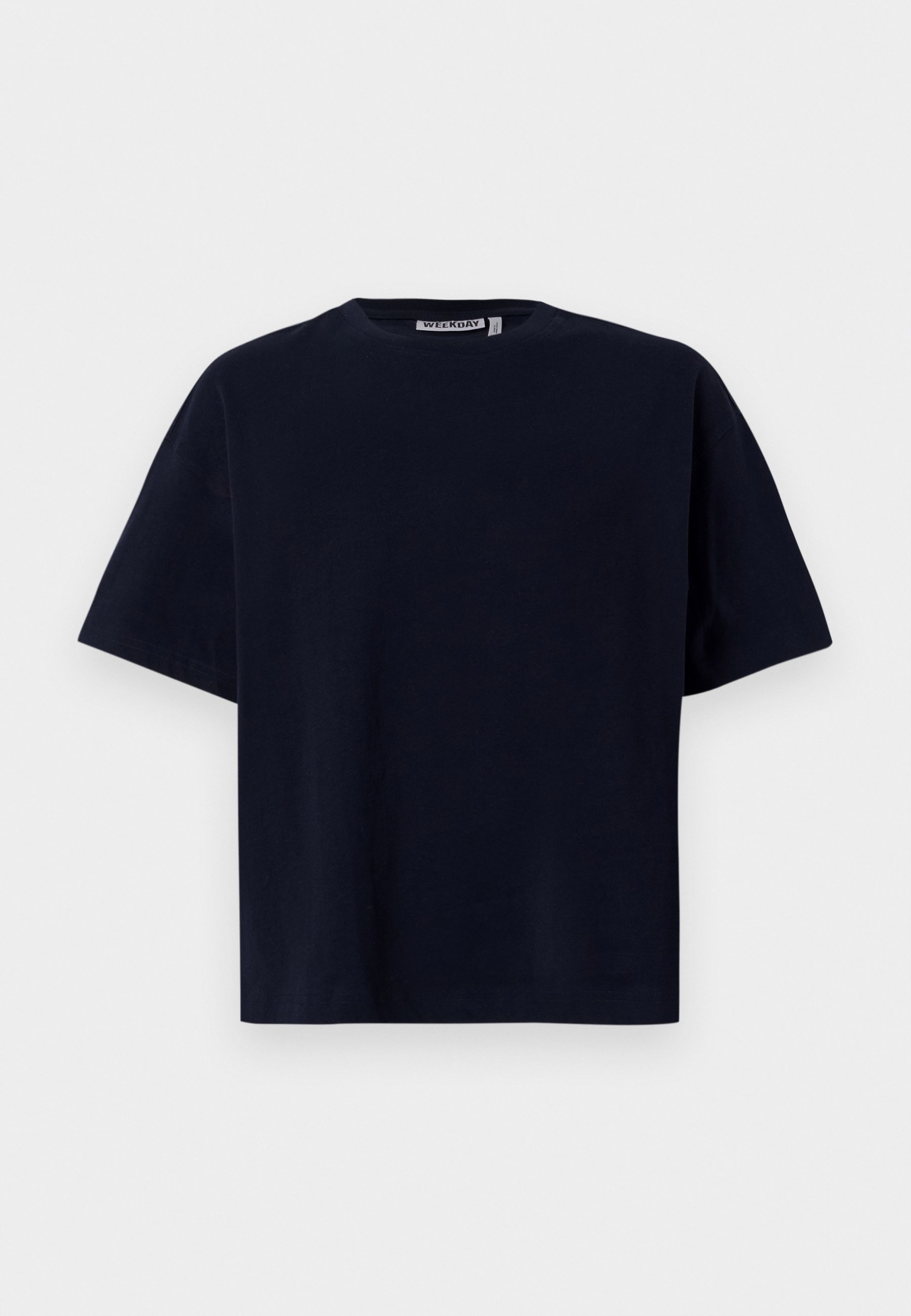 売れ筋商品|||ウィークデイ Tシャツ レディース トップス DANYA BOXY - Basic T-shirt - dark blue Weekday DANYA BOXY - Basic T-shirt - dark blue - Zalando