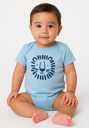 4 PACK SHORT SLEEVE - Bodi - light blue white