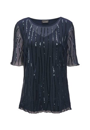 GOLDNER, PETITE - T-shirt print - midnight blue / embroidered
