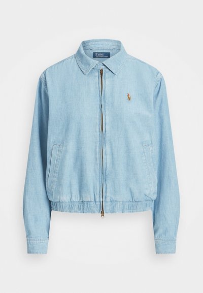 Polo Ralph Lauren CHAMBRAY UNLINED WINDBREAKER - Bomber bunda - blue denim