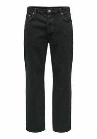 Loose Jeans - washed black