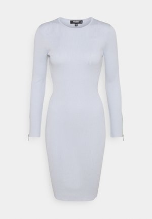 ZIP DETAIL MIDI DRESS - Day dress - blue