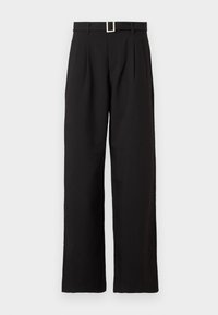 ONLODINE LIFE BELT WIDE PANT - Broek - black