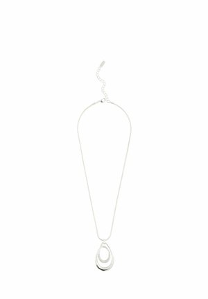SWIRL OVAL PAVE - REGULAR FIT - Halsband - silver tone
