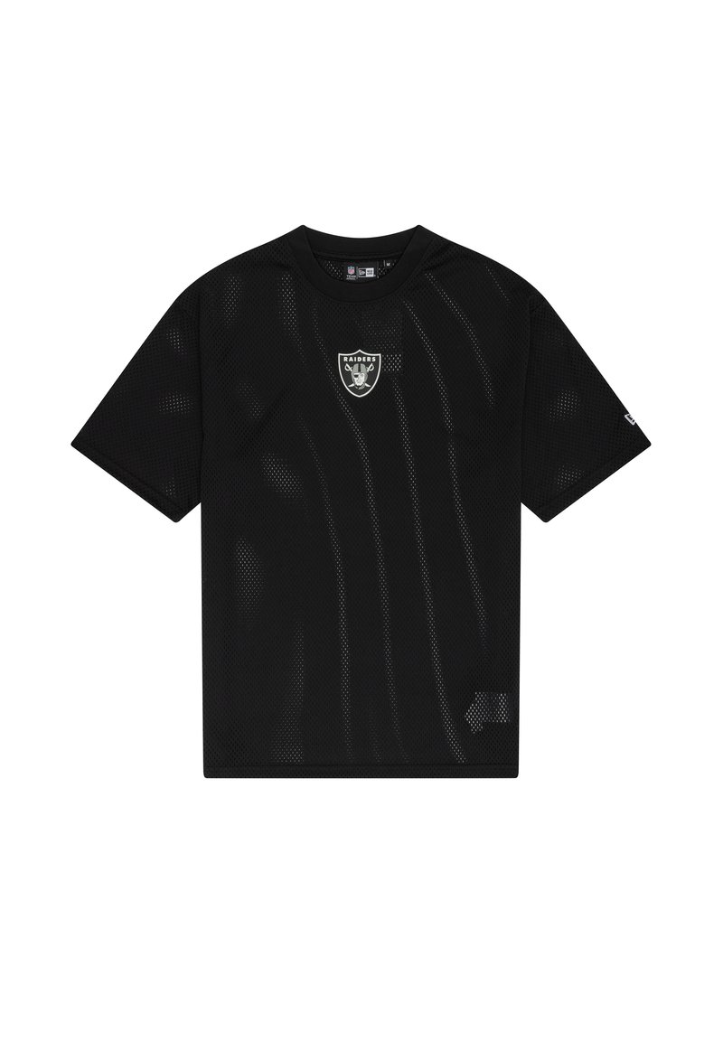 T-Shirt Homme Majestic Oakland Raiders - Noir Taille M - Occasion Parfait État - Style Rétro