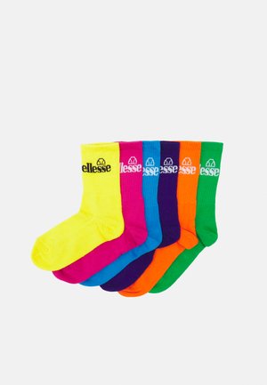 Ellesse Reban Trainer Liner Chaussettes Mixte Lot De 6 Paires - Chaussettes D'Entraînement Respirantes Noir Taille 40-42