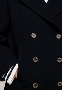 Tommy Jeans Klasický kabát - dark night navy