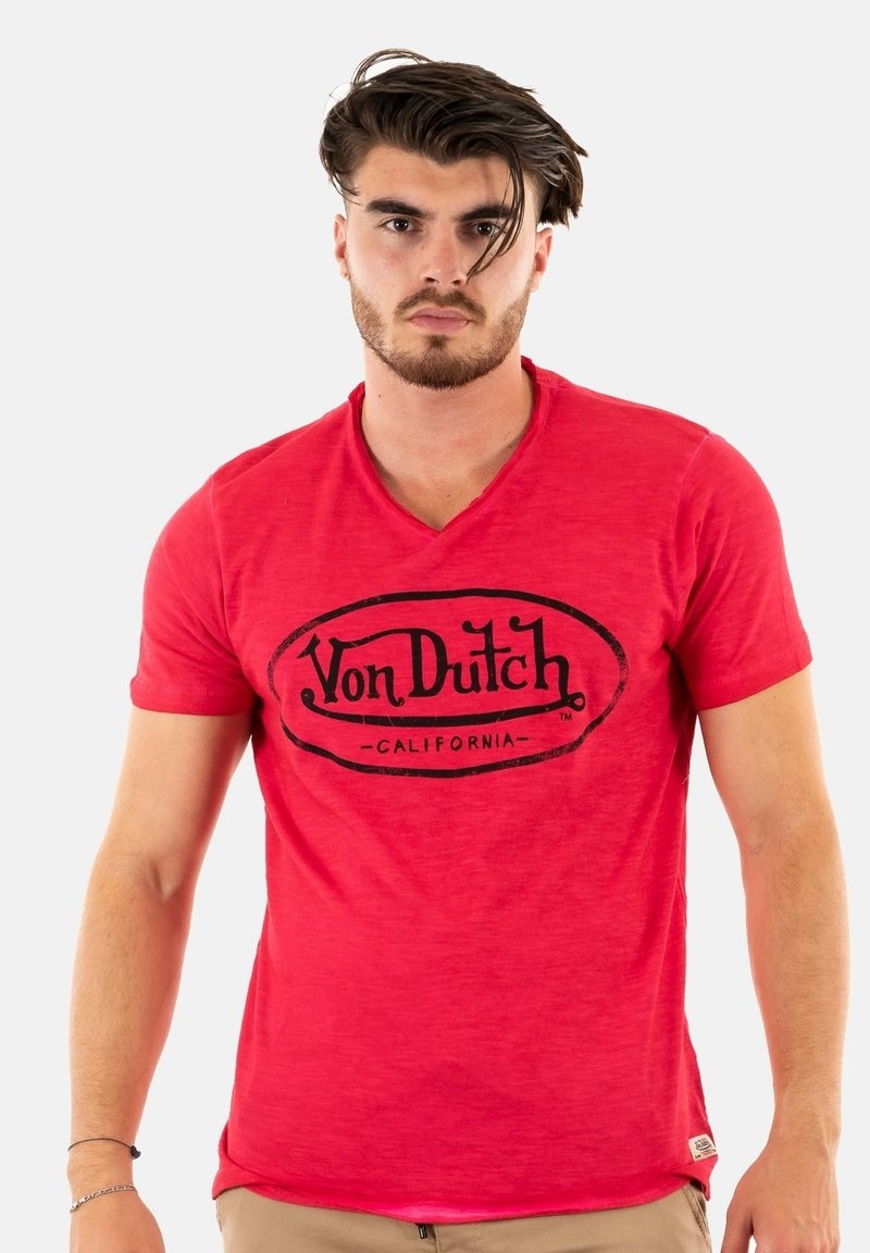 Von Dutch TVCRON Tshirt imprimé rouge ZALANDO.FR