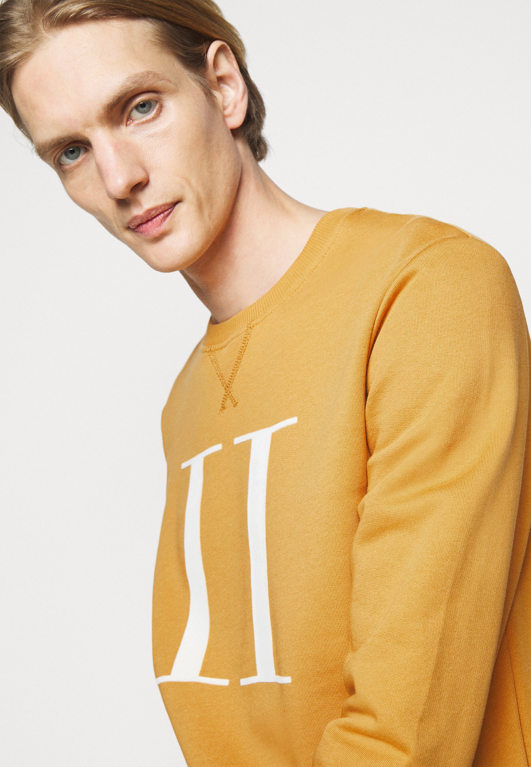 Les Deux ENCORE - Sudadera - spruce yellow/off white/amarillo - Zalando.es