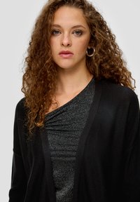 QS Strickjacke - schwarz