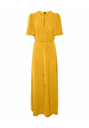 Vero Moda VMALVA LANGES - Robe longue - gold fusion