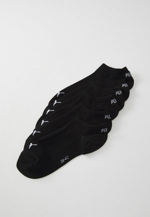 SNEAKER PLAIN UNISEX 6 PACK - Socks - black