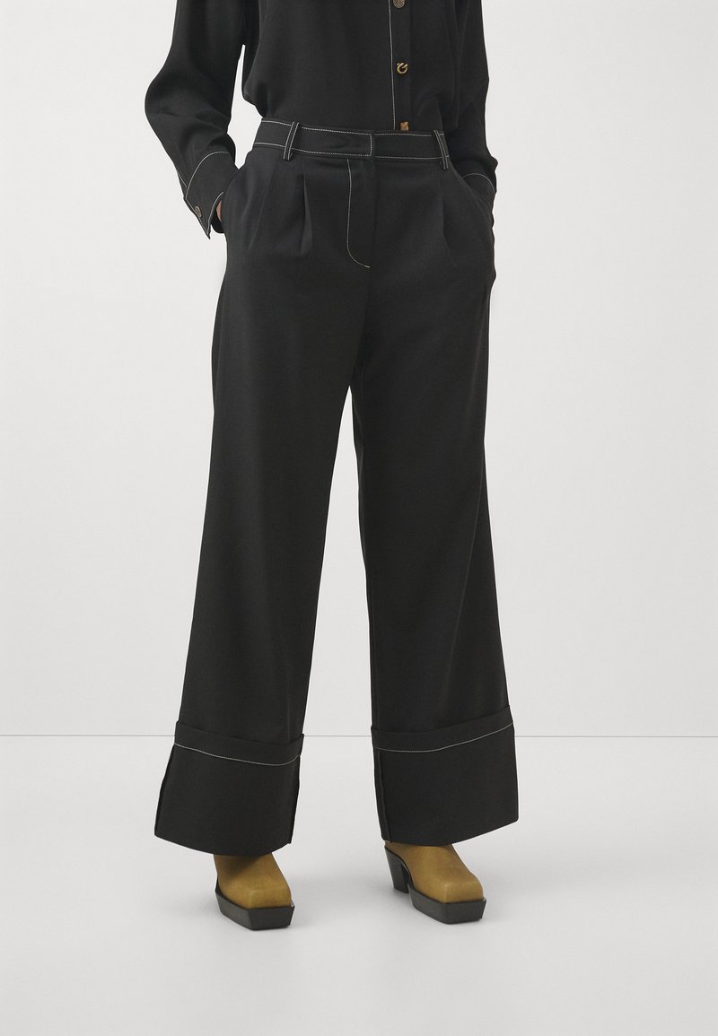 Rejina Pyo MACIE TROUSERS - Nohavice - black