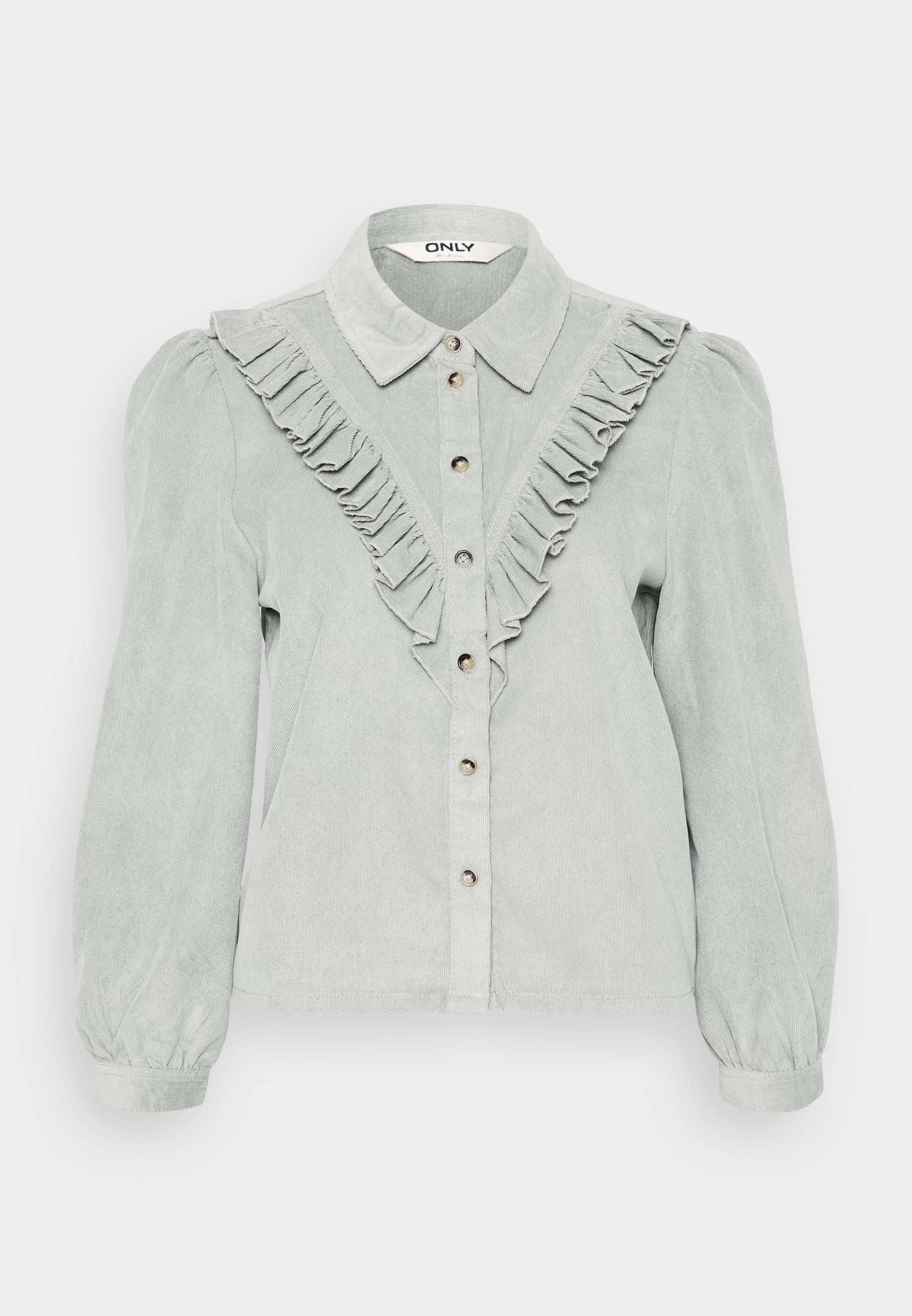 ONLY Petite ONLMARIKE FRILL SHIRT - Button-down blouse - wrought