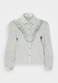 ONLMARIKE FRILL SHIRT - Blusa - wrought iron