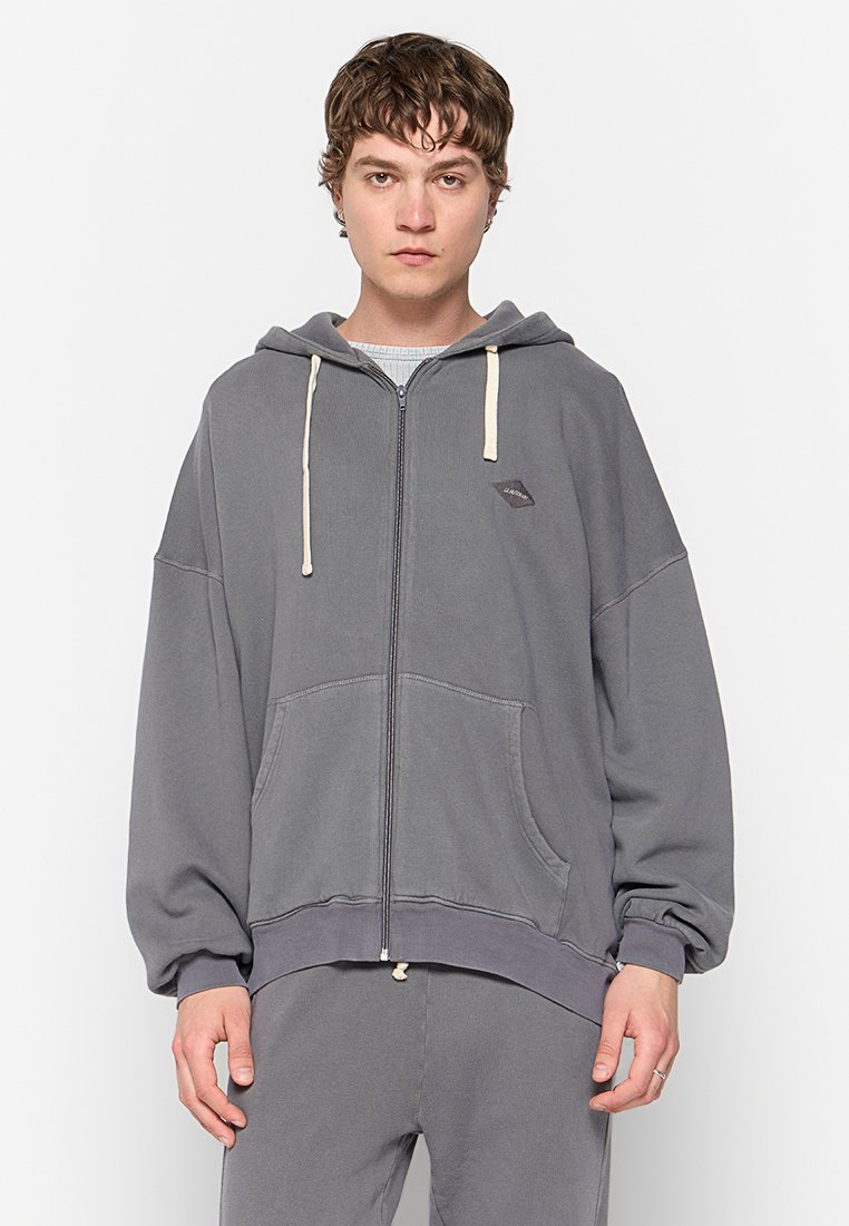 Bluză de molton cu fermoar