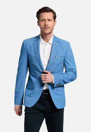 Sakko - light  blue star print