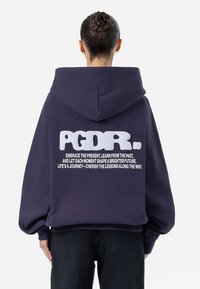 Pegador DEE OVERSIZED - Sweatjakke - washed indigo blue