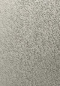 Light gray, textured leather showing fine creasing and a soft, supple surface. Features a consistent pattern across the material.