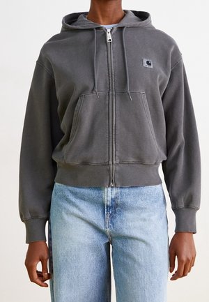 Sudadera con cremallera - dark grey