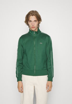 Felpa con zip - green
